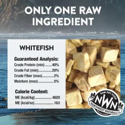 Northwest Naturals Freeze-Dried Whitefish Treats for Dogs & Cats (2.5 oz)