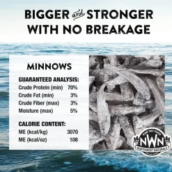 Northwest Naturals Freeze-Dried Minnows Treats for Dogs & Cats (1 oz)