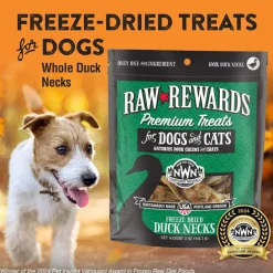 Northwest Naturals Freeze-Dried Duck Necks Treats for Dogs & Cats (5 oz)
