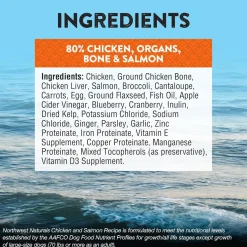 Northwest Naturals Freeze-Dried Nuggets Chicken & Salmon Recipe Raw Diets for Dogs