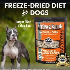 Northwest Naturals Freeze-Dried Nuggets Chicken & Salmon Recipe Raw Diets for Dogs