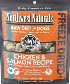 Northwest Naturals Freeze-Dried Nuggets Chicken & Salmon Recipe Raw Diets for Dogs