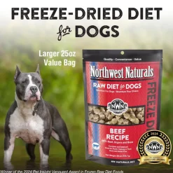 Northwest Naturals Freeze-Dried Nuggets Beef Recipe Raw Diets for Dogs