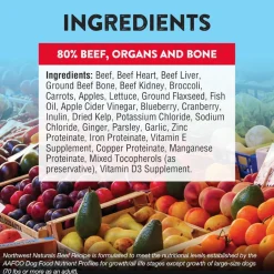 Northwest Naturals Freeze-Dried Nuggets Beef Recipe Raw Diets for Dogs