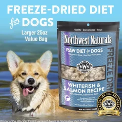 Northwest Naturals Freeze-Dried Nuggets Whitefish & Salmon Recipe Raw Diets for Dogs