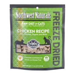 Northwest Naturals Freeze-Dried Chicken Recipe Raw Diets for Cats (11 oz)