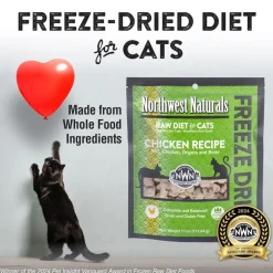 Northwest Naturals Freeze-Dried Chicken Recipe Raw Diets for Cats (11 oz)
