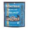 Northwest Naturals Freeze-Dried Turkey Recipe Raw Diets for Cats (11 oz)