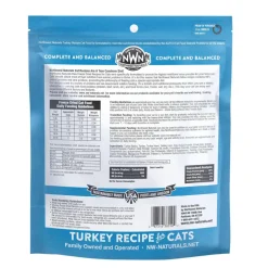 Northwest Naturals Freeze-Dried Turkey Recipe Raw Diets for Cats (11 oz)