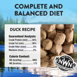 Northwest Naturals Freeze-Dried Duck Recipe Raw Diets for Cats (11 oz)