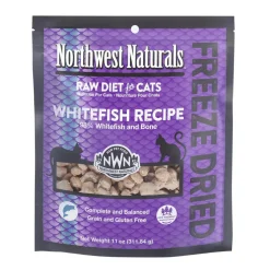 Northwest Naturals Freeze-Dried Whitefish Recipe Raw Diets for Cats (11 oz)