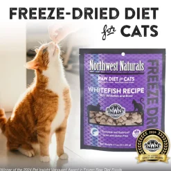 Northwest Naturals Freeze-Dried Whitefish Recipe Raw Diets for Cats (11 oz)