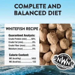 Northwest Naturals Freeze-Dried Whitefish Recipe Raw Diets for Cats (11 oz)