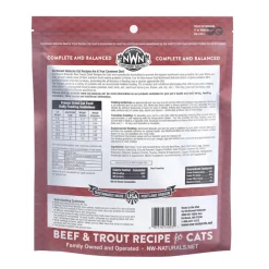Northwest Naturals Freeze-Dried Beef & Trout Recipe Raw Diets for Cats (11 oz)