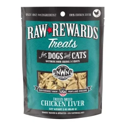 Northwest Naturals Freeze-Dried Chicken Liver Treats for Dogs & Cats (3 oz)
