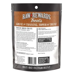 Northwest Naturals Freeze-Dried Bison Liver Treats for Dogs & Cats (3 oz)