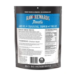 Northwest Naturals Freeze-Dried Chicken Hearts Treats for Dogs & Cats