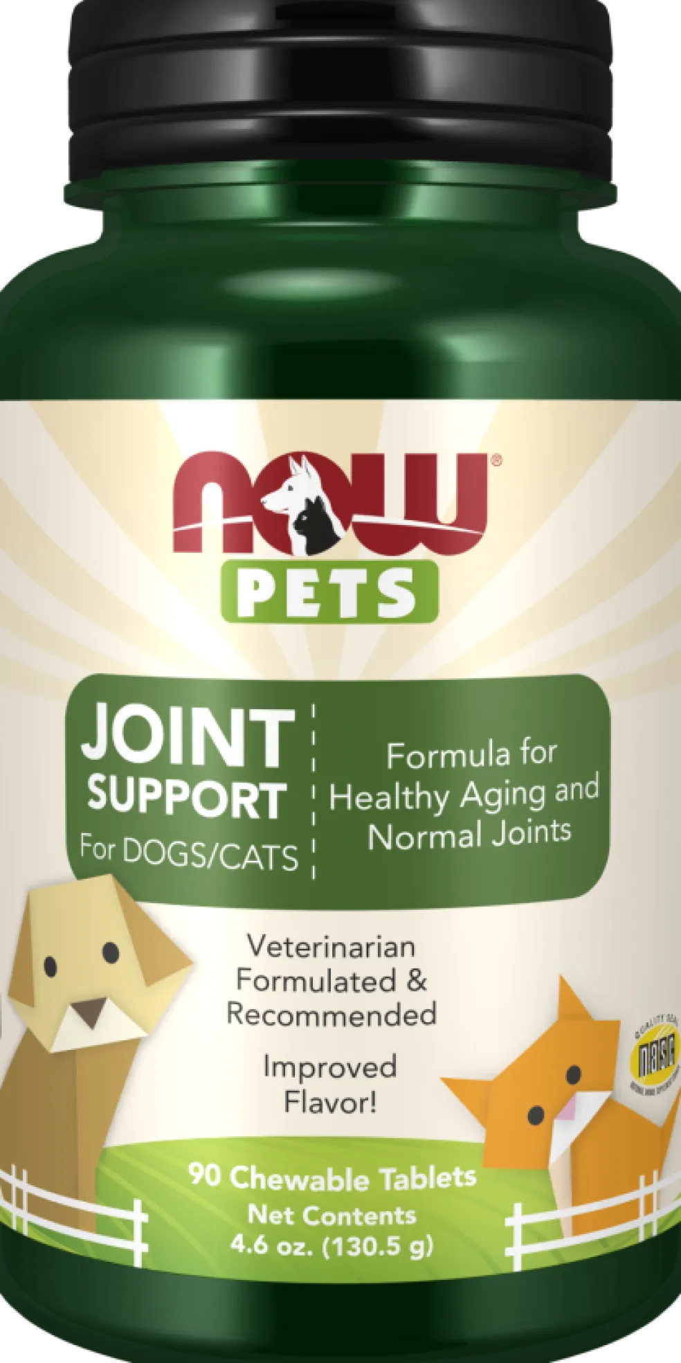 NOW Pets Joint Support Dog & Cat Supplement, 90 count