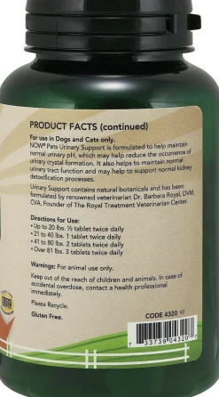 NOW Pets Urinary Support for Dog & Cat 90 ct