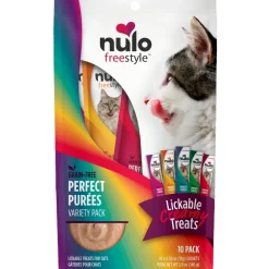 Nulo Freestyle Perfect Purees Variety Pack Grain-Free Lickable Cat Treats