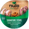 Nulo Freestyle Signature Stews Grain-Free Wet Cat Food Chicken, Duck & Pumpkin, 2.8-oz case of 24