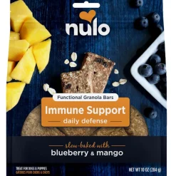 Nulo Functional Granola Bar Immunity Daily Defense Dog Treats Blueberry & Mango, 10-oz