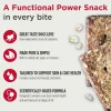 Nulo Functional Granola Bar Omega Skin & Coat Dog Treats Coconut & Cranberry, 10-oz