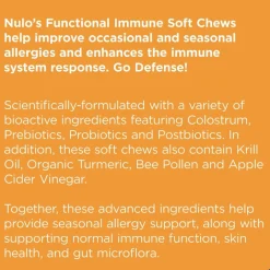 Nulo Functional Immune Soft Chew Supplements for Dogs (90 chews)