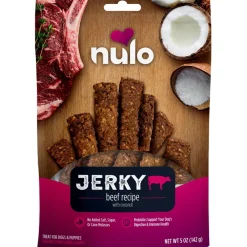 Nulo Premium Jerky Strips Dog Treats, 5-oz