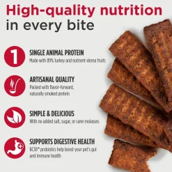 Nulo Premium Jerky Strips Dog Treats, 5-oz