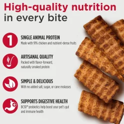 Nulo Premium Jerky Strips Dog Treats, 5-oz