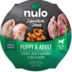 Nulo Signature Stew Puppy & Adult Dog Food Chicken, Duck & Pumpkin, 6-oz case of 16