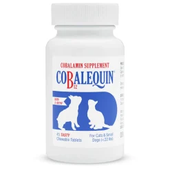 Nutramax Cobalequin B12 Supplement for Cats and Small Dogs, 45 Chewable Tablets