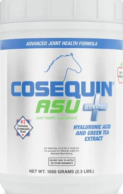 Nutramax Cosequin ASU Joint Health Supplement for Horses - Powder with Glucosamine, Chondroitin, MSM, ASU, Green Tea Extract, and Hyaluronic Acid, 1050 Grams