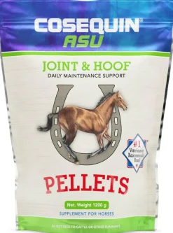 Nutramax Cosequin ASU Joint & Hoof Pellets Joint Health Supplement for Horses - Pellets with Glucosamine, Chondroitin, MSM, and Biotin
