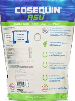 Nutramax Cosequin ASU Joint & Hoof Pellets Joint Health Supplement for Horses - Pellets with Glucosamine, Chondroitin, MSM, and Biotin