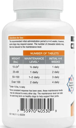 Nutramax Cosequin DS Joint Health Chewable Supplement for Dogs - With Glucosamine and Chondroitin