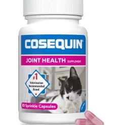 Nutramax Cosequin Joint Health Supplement for Cats - With Glucosamine and Chondroitin, 80 Capsules