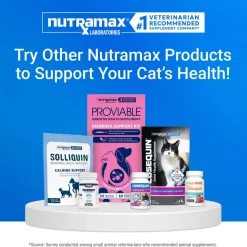 Nutramax Cosequin Joint Health Supplement for Cats - With Glucosamine and Chondroitin, 80 Capsules