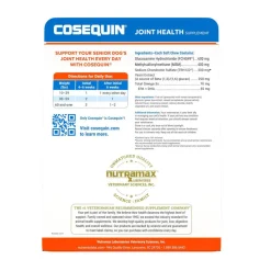 Nutramax Cosequin Senior Joint Health Supplement for Senior Dogs - With Glucosamine, Chondroitin, Omega-3 for Skin and Coat Health and Beta Glucans for Immune Support