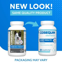 Nutramax Cosequin Standard Strength Joint Health Supplement for Dogs, With Glucosamine and MSM, 75 Chewable Tablets