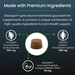 Nutramax Dasuquin Joint Health Supplement for Large Dogs - With Glucosamine, Chondroitin, ASU, Boswellia Serrata Extract, and Green Tea Extract, Soft Chews