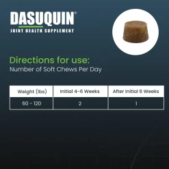 Nutramax Dasuquin Joint Health Supplement for Large Dogs - With Glucosamine, Chondroitin, ASU, Boswellia Serrata Extract, and Green Tea Extract, Soft Chews