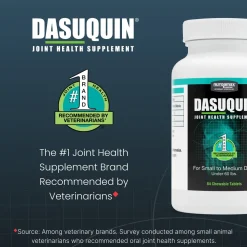 Nutramax Dasuquin Joint Health Supplement for Small to Medium Dogs - With Glucosamine, Chondroitin, ASU, Boswellia Serrata Extract and Green Tea Extract, Chewable Tablets