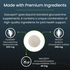 Nutramax Dasuquin Joint Health Supplement for Small to Medium Dogs - With Glucosamine, Chondroitin, ASU, Boswellia Serrata Extract and Green Tea Extract, Chewable Tablets