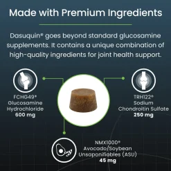 Nutramax Dasuquin Joint Health Supplement for Small to Medium Dogs - With Glucosamine, Chondroitin, ASU, Boswellia Serrata Extract, Green Tea Extract, Soft Chews