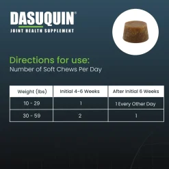 Nutramax Dasuquin Joint Health Supplement for Small to Medium Dogs - With Glucosamine, Chondroitin, ASU, Boswellia Serrata Extract, Green Tea Extract, Soft Chews