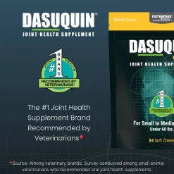 Nutramax Dasuquin Joint Health Supplement for Small to Medium Dogs - With Glucosamine, Chondroitin, ASU, MSM, Boswellia Serrata Extract, Green Tea Extract, Soft Chews