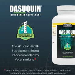 Nutramax Dasuquin with MSM Joint Health Supplement for Large Dogs - With Glucosamine, MSM, Chondroitin, ASU, Boswellia Serrata Extract, and Green Tea Extract, Chewable Tablets