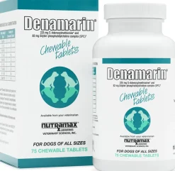 Nutramax Denamarin Liver Health Supplement for Dogs of All Sizes, With S-Adenosylmethionine (SAMe) and Silybin